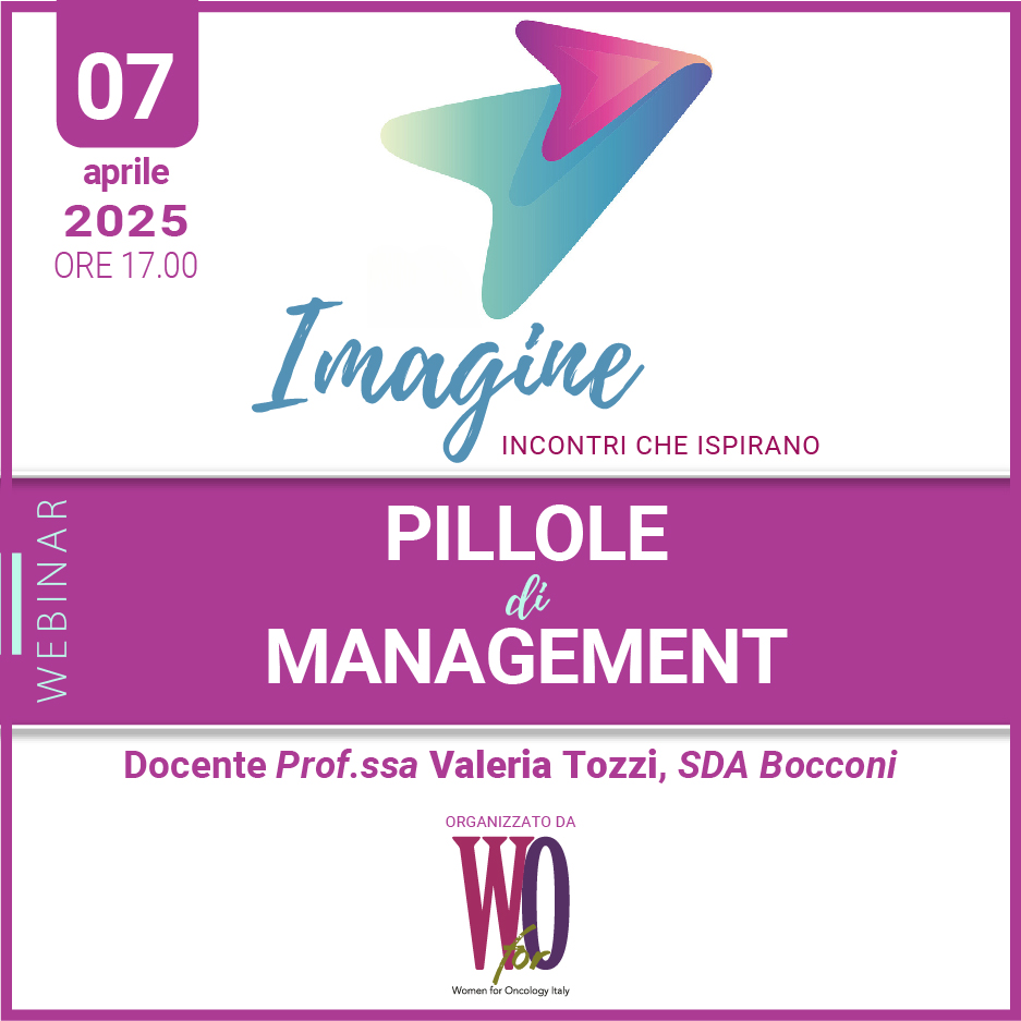 WEBINAR W4O ITALY: PILLOLE DI MANAGEMENT